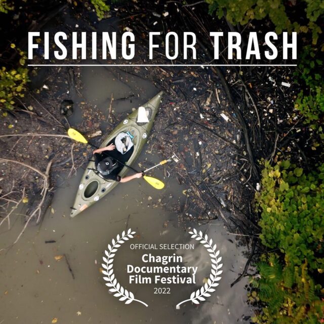 We’re so excited to be a part of this year’s @chagrinfilmfest! Fishing for Trash features Eddie Olschansky, fisherman turned trash collector, who spends his time kayaking Northeast Ohio’s waterways collecting garbage before it flows into Lake Erie. The short film is showing 10/5 at 12pm, 10/6 at 9am, & 10/9 at 1pm, and we’d love to see you there!    Featuring @trashfish_cle    Director @clevelandgooner  Director of Photography @christopher.langer Editor @kim_sutton