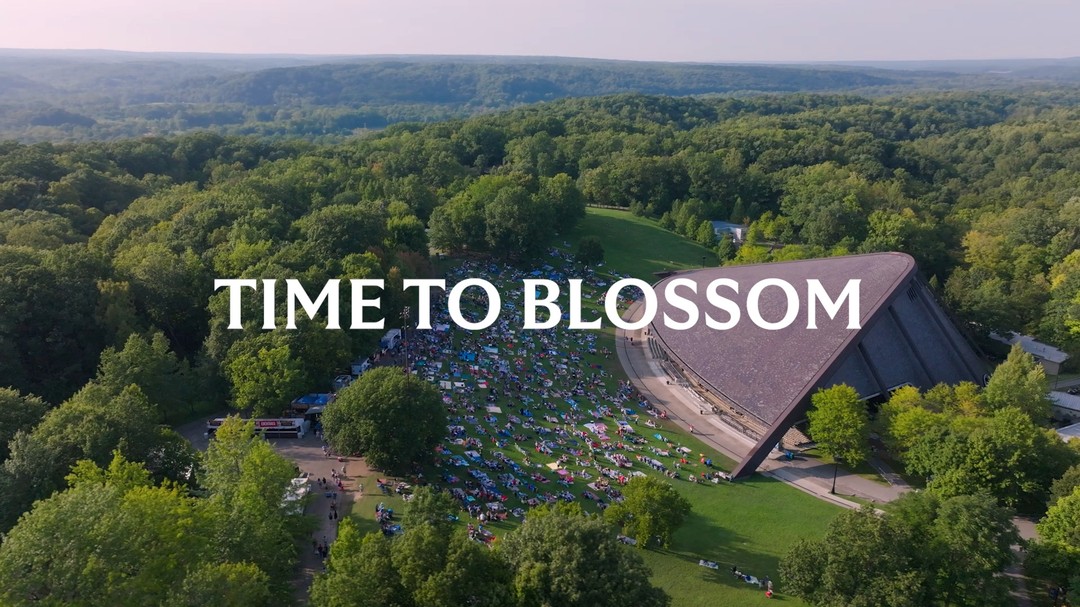 Happy to share "Time to Blossom," our latest film in partnership with Digital River Media and @cleveorch! Last summer, we captured the magic from every angle, soaring high with our drone and stepping behind the scenes with the talented musicians. This project is a true symphony of visuals and sound, reflecting the vibrant spirit of Blossom Music Center in the summer.