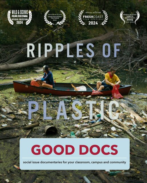Ripples of Plastic is now available through GOOD DOCS @gooddocs, a distributor specializing in educational and nonprofit spaces. This new partnership will make the film accessible to classrooms, universities, and organizations looking to explore the issues of plastic pollution in the Great Lakes.