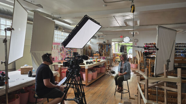 I recently started production on a new brand video project with @praxisfiberworkshop highlighting their new expansion, indigo production, and community outreach efforts. Here are some behind the scenes moments from last weeks shoot!

Photos by @brighteyegripelectric